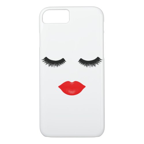 Lips and Lashes iPhone 87 Case