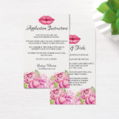 Lips Application Instructions and Tips and Tricks (Desk)