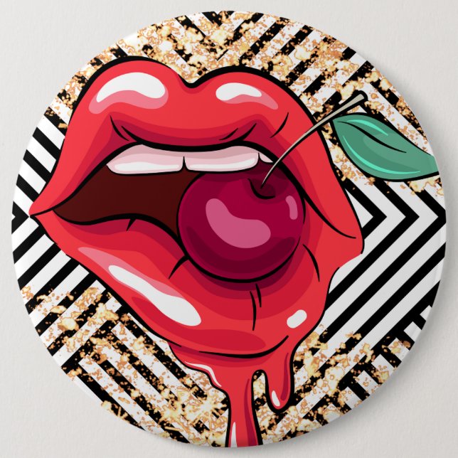 lips  button (Front)
