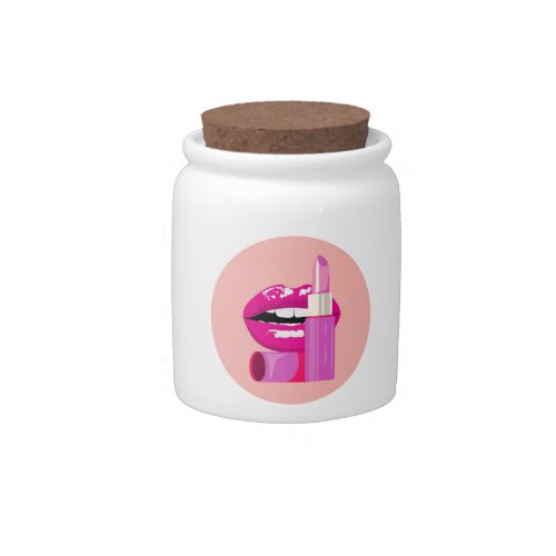 Lips Candy Jar