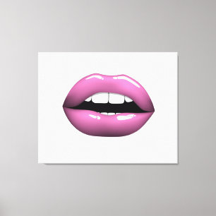 Lips Canvas Print