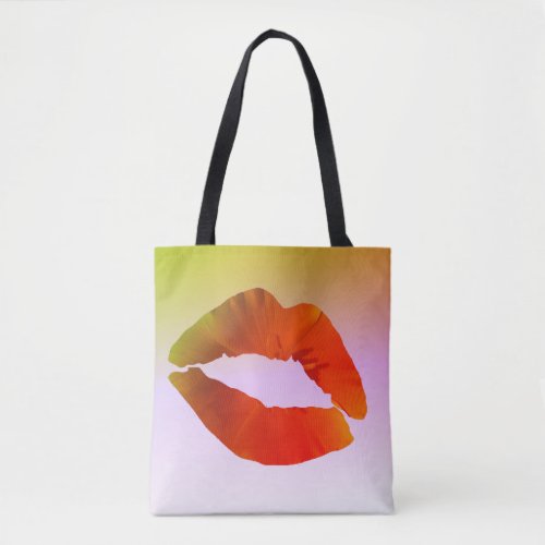 Lips Custom All_Over_Print Tote Bag