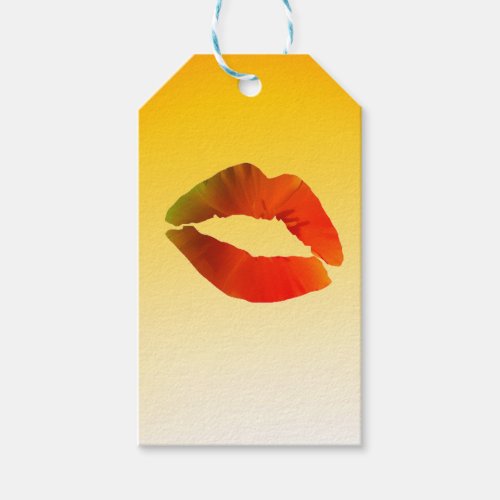 Lips Custom Gift Tags