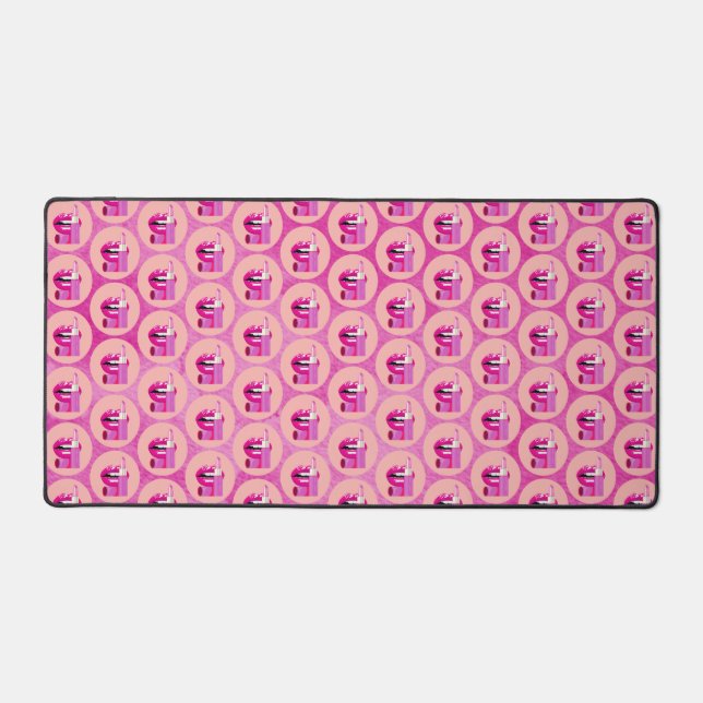 Lips Desk Mat (Front)