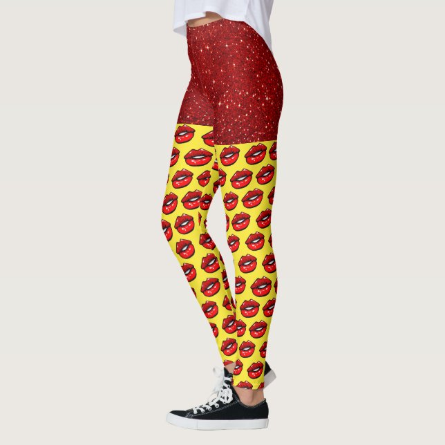 LIPS Fashion Pop Leggings (Left)