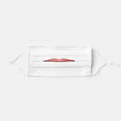 Lips Funny Adult Cloth Face Mask (Front, Folded)