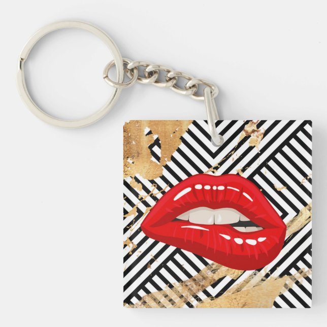 lips keychain (Front)