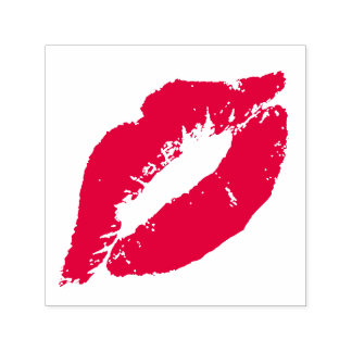 Lips Kiss Self-inking Stamp