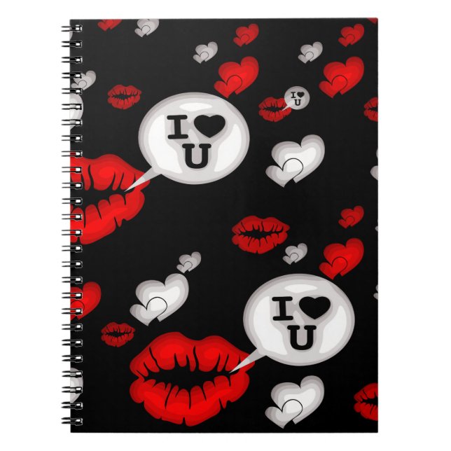 Lips & Love Talk Notebook (Front)