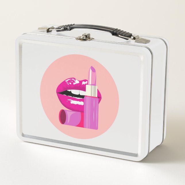 Lips Metal Lunch Box (Front)