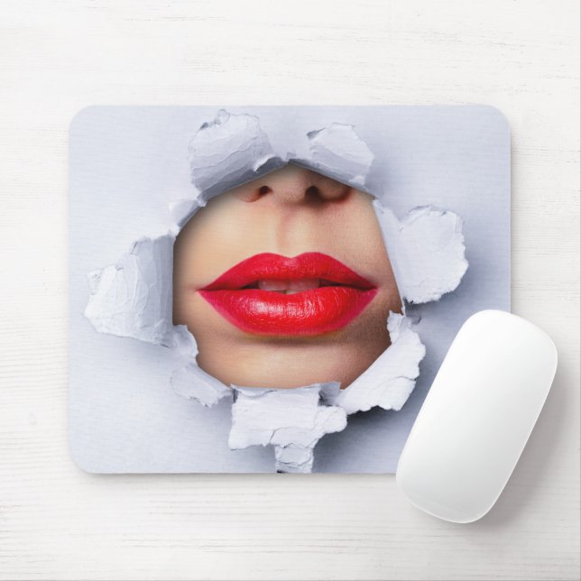 Lips Mouse Pad (With Mouse)