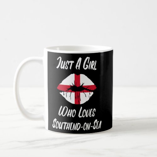 Lips Mouth Love Saint Georges Cross Flag Southend Coffee Mug