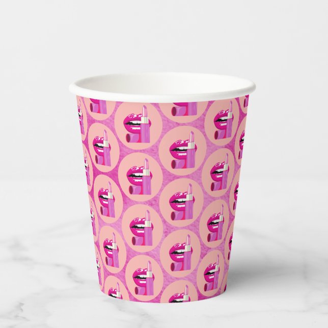Lips Paper Cups (Front)