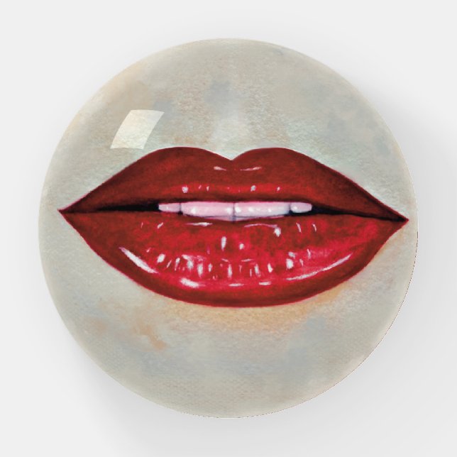 Lips Paperweight (Front)