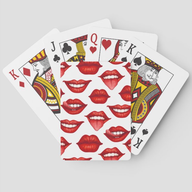 Lips Poker Cards (Back)
