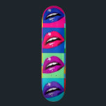 Lips Pop Art Deck<br><div class="desc">Lips Pop Art Deck by BOLO Pro Skate.</div>