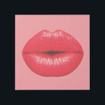 LIPS POP ART KISS CANVAS ART PRINT<br><div class="desc">POP ART KISS WRAPPED CANVAS</div>