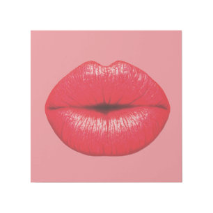 LIPS POP ART KISS CANVAS ART PRINT