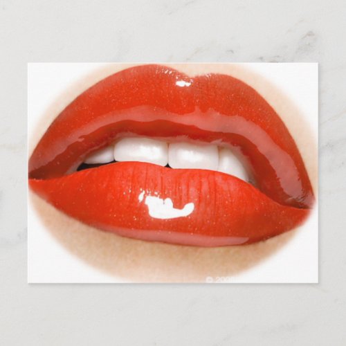 Lips Postcard