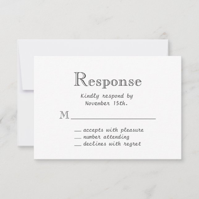 Lips RSVP Card (Front)