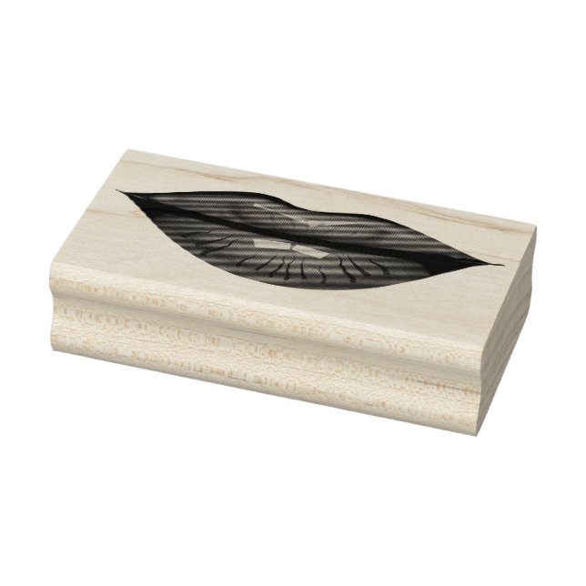 Lips Rubber Stamp (Stamp)