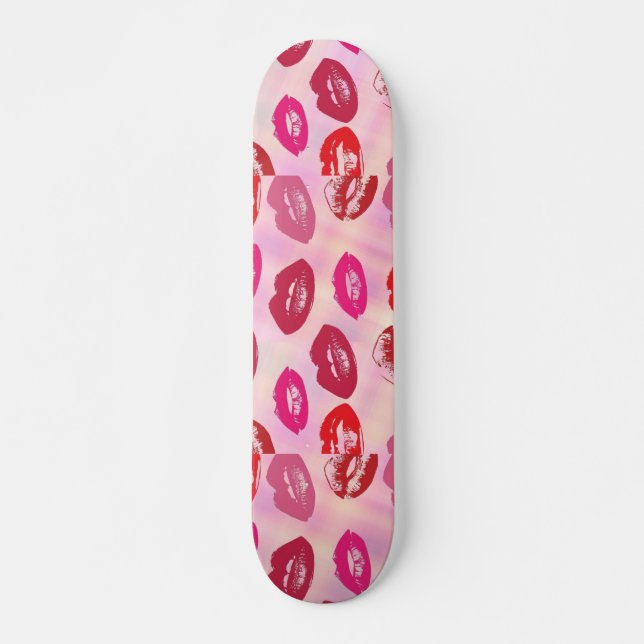 Lips Skateboard Deck (Front)