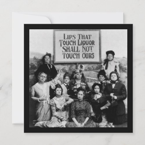Lips That Touch Liquor Shall Not Touch Ours Personalized Announcement