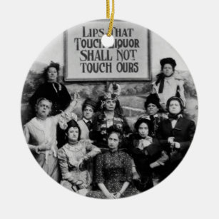 Lips That Touch Liquor Shall Not Touch Ours Ceramic Ornament