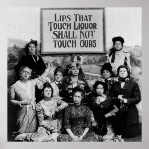Lips That Touch Liquor Shall Not Touch Ours Poster