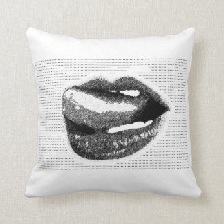 Lips Throw Pillow