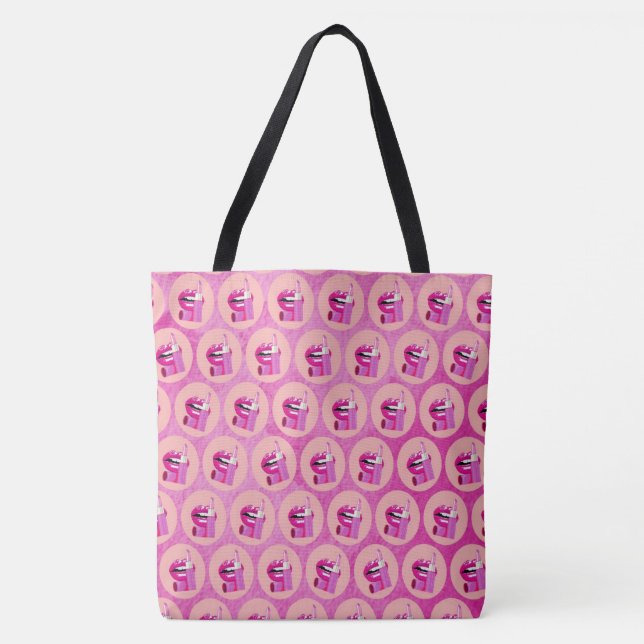 Lips Tote Bag (Front)