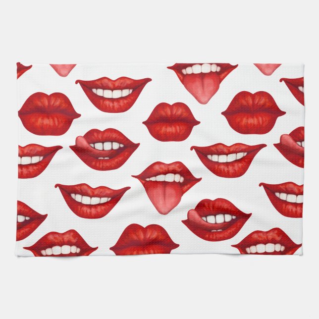 Lips Towel (Horizontal)