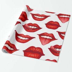 Lips Wrapping Paper