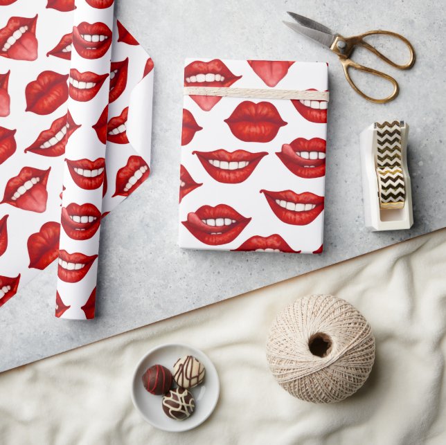 Lips Wrapping Paper (Crafts)