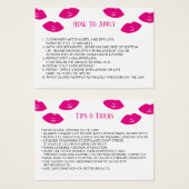 Lipsense Distributor Hot Pink Lips How to Apply (Front & Back)