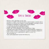 Lipsense Distributor Hot Pink Lips How to Apply (Back)