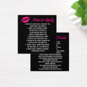LipSense How To Apply cards (Desk)