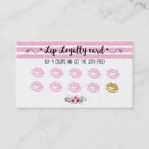 Lipsense loyalty card