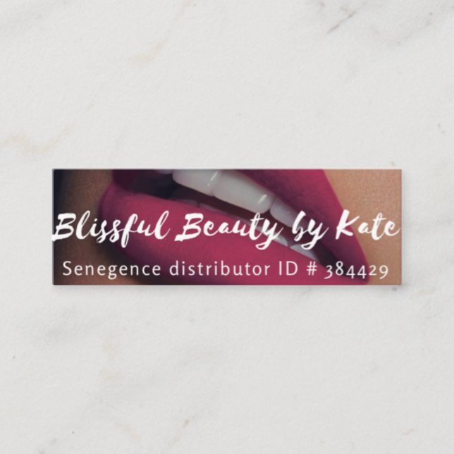 Lipsense Mini Business Card (Front)