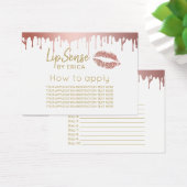 LipSense Rose Gold Lips Application Instructions (Desk)