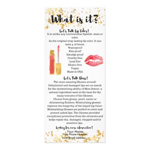 LipSense What is it Rack Card