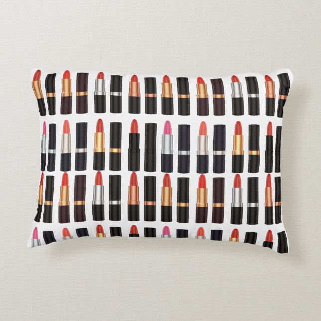 Lipstick Accent Pillow (Back)