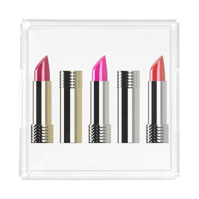 Lipstick Acrylic Tray (Front)
