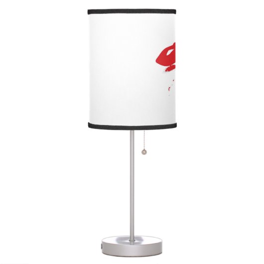 Lipstick and Lips Table Lamp (Left)