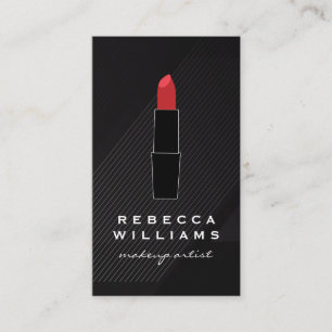 Lipstick Beauty Cosmetics Business Card