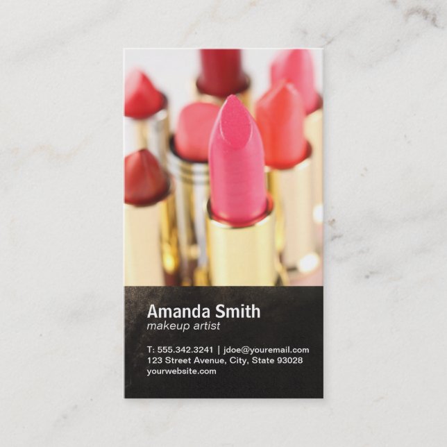 Lipstick Business Card (Front)