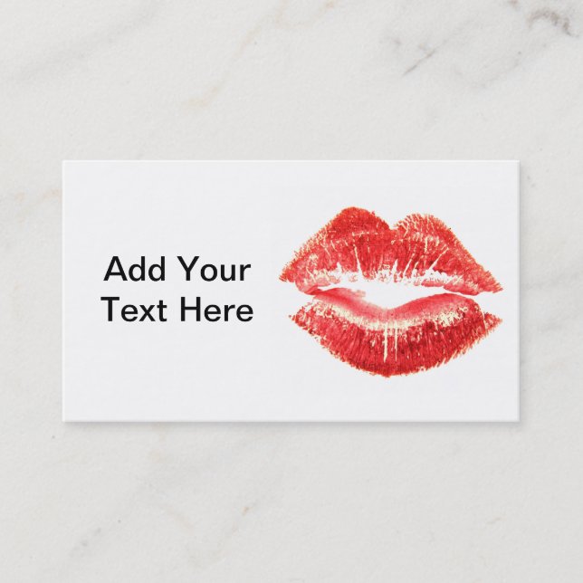 Lipstick Business Card (Front)