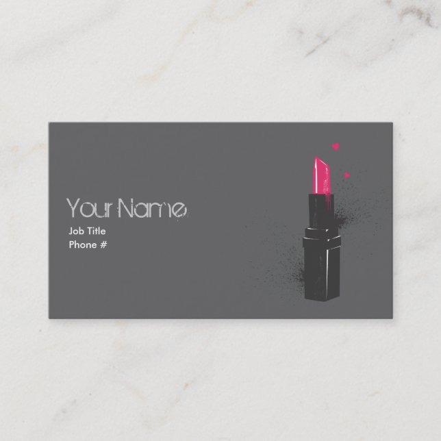 Lipstick Business Card (Front)