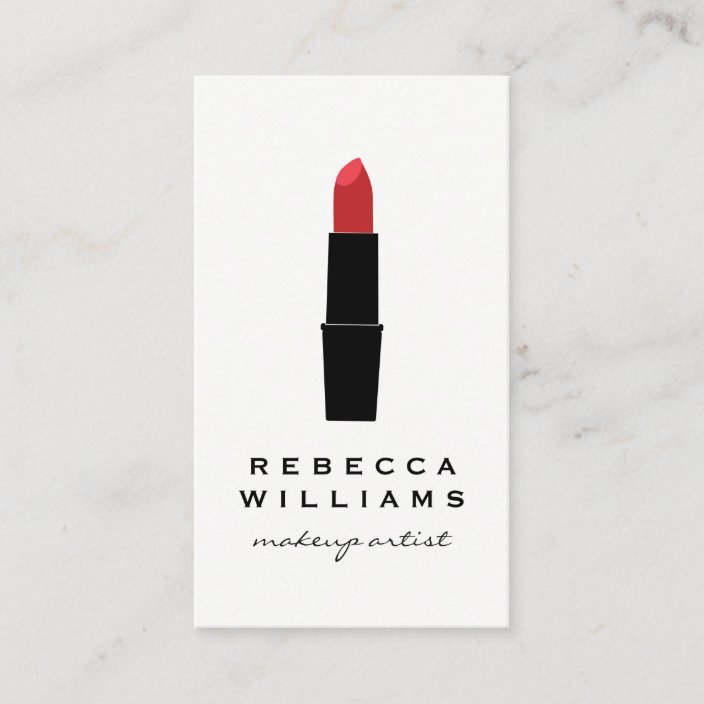 Lipstick Business Card