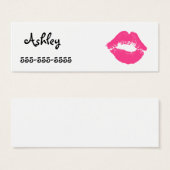 Lipstick Call Me Card (Front & Back)